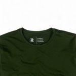 Camiseta Basic Algodão Egípcio Rhouker Verde Militar