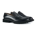 SAPATO MASCULINO LOAFER TRATORADO PRETO - VALÊNCIA BLACK RHOUKER