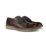 SAPATO MASCULINO OXFORD BROGUE BROWN - AVIADOR RHOUKER