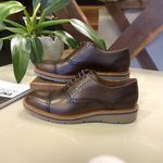 SAPATO MASCULINO OXFORD BROGUE BROWN - AVIADOR RHOUKER