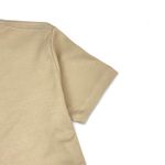 Camiseta Bege Rhouker Gola Média em Suedini Egípcio