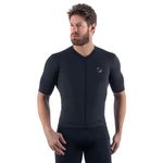 Camisa Ciclismo Poli Preta