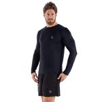 Camiseta RH UV Manga Longa Masculina Preta