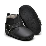 Botina De Bebe Fivela Preto 107