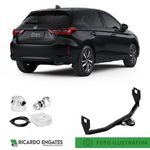 Engate Reboque Honda City Hatch 2022 a 2025 Ref 500kg 