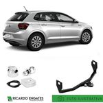 Engate Reboque Polo Hatch 2017+ Ref 1000kg (REFORÇADO SUPORTE PLATAFORMA)