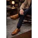 Sapato Social Loafer Bernard Couro Whisky