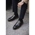 Sapato Social Loafer Bernard Couro Preto