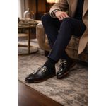 Sapato Social Loafer Bernard Couro Preto