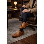 Sapato Social Loafer Bernard Couro Whisky