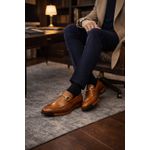 Sapato Social Loafer Bernard Couro Whisky