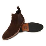 Bota Masculina Chelsea Venezia Camurça Cafe 