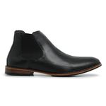 Bota Chelsea Masculina Couro Pelica Preta