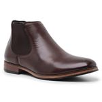 Bota Chelsea Masculina Couro Pelica Mouro