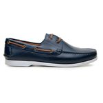 Dockside Masculino Couro Navy Azul