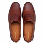 Mocassim Driver Masculino Mouro em Couro Casual Slip On