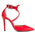 Scarpin Salto Fino Vermelho
