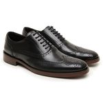Sapato Masculino Premium Oxford Scavi Preto Bernotte 