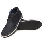 Bota Masculina Ankle Boot Nobuck Marinho