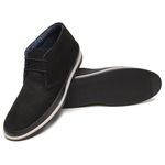 Bota Masculina Ankle Boot Nobuck Preto