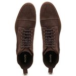 Bota Coturno Masculino Couro Cafe 