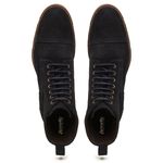 Bota Coturno Masculino Couro Preto