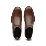 Bota Chelsea Masculino Couro Havana