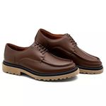 Sapato Derby Casua Brow Tabaco Bernotte 