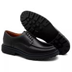 Sapato Derby Casua Browl Preto Bernotte