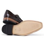 Sapato Masculino Monk Strap Paccino Cafe Bernotte 