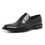 Sapato Social Masculino Loafer Couro Preto