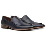 Mocassim Masculino Loafer Vincenzo Couro Marinho