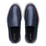 Sapato Casual Tokyo Masculino Couro Azul Escuro