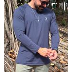 Manga Longa Masculina Origem Azul Marinho