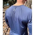 Manga Longa Masculina Origem Azul Marinho