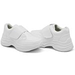 Tênis Casual Feminino DKShoes Chuncky Velcro Branco 