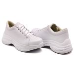 Tênis Casual Chuncky Branco Sola Tratorada DKShoes