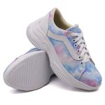 Tênis Casual Chuncky Tie Dye Listra Sola Tratorada DKShoes