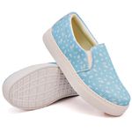 Slip On Estampado Azul Céu DKShoes