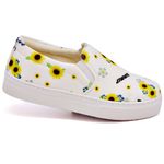 Slip On Estampado Branco DKShoes