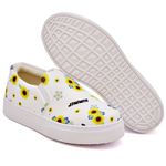 Slip On Estampado Branco DKShoes