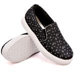 Slip On Estampado Preto DKShoes