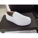 Slip On Calce Fácil Liso Branco DKShoes