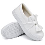 Slip On Laço Branco DKShoes