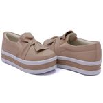 Slip On Laço Sola Alta Rosê DKShoes