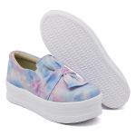 Slip On Laço Sola Alta Tie Dye DKShoes