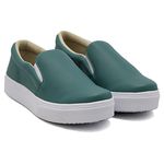 Slip On Liso Verde Pino DKShoes