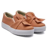 Slip On Laço Laranja Papaya DKShoes