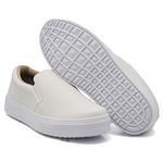 Slip On Calce Fácil Liso Branco DKShoes