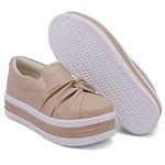 Slip On Nó Sola Alta Rosê DKShoes